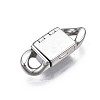 Non-Tarnish 304 Stainless Steel Fold Over Clasps LS-STAS-S080-01A-P-3