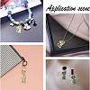 40Pcs 8 Colors Alloy Enamel Pendants ENAM-CJ0001-79-7