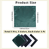 5Pcs 5 Colors Polyester Pocket Towel Accessories AJEW-CN0004-38-2
