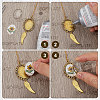 Oval & Wing Alloy 2025 Graduation Cap Chain HJEW-SP00007-6