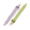 Glass Seed Beaded Big Pendants PALLOY-MZ01292-3