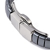 Synthetic Non-Magnetic Hematite Beaded Bracelets for Men BJEW-E102-01P-3