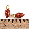 304 Stainless Steel Enamel Pendants STAS-P410-36B-G-3