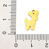 Christmas Theme 201 Stainless Steel Charms STAS-Q015-13G-05-3