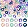 120Pcs 6 Colors Transparent Glass European Beads GLAA-TA0004-07-2