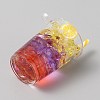 Transparent Acrylic Pendants OACR-WH20007-01C-16-2