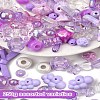 250G Opaque & Transparent Acrylic Beads MACR-YW0003-90E-1