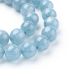 Natural Blue Quartz Beads Strands G-O047-07-4mm-3