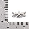 Brass Micro Pave Cubic Zirconia Spacer Beads LS-KK-K371-47B-P-3