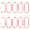 10Pcs Alloy Spring Gate Rings FIND-TA0009-25D-1