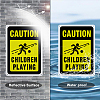 UV Protected & Waterproof Aluminum Warning Signs AJEW-GL0001-01A-01-5