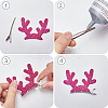 Christmas Theme Felt Fabrics Hair Accessories Findings FIND-WH20004-14C-6