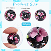 10Pcs Handmade Inner Flower Lampwork Beads LAMP-PA0001-02B-2