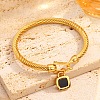 304 Stainless Steel Twist Cable Bangles WG24028-06-1