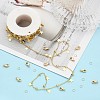 CHGCRAFT DIY Star Beaded Satellite Chains Bracelet Necklace Making Kit DIY-CA0005-09-4