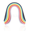 260Pcs 26 Colors Rectangle Quilling Paper Strips DIY-WH20032-31A-6