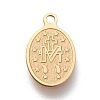 Ion Plating(IP) 304 Stainless Steel Charms STAS-M228-J01-G-2
