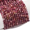 Natural Red Tourmaline Beads Strands G-A021-01D-01-2