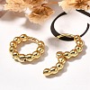 Rack Plating Round Brass Hoop Earrings for Women EJEW-C125-08G-3