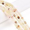Natural Green Banded Calcite(Afghan Jade) Beads Strands G-N346-02A-12-3