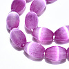 Dyed Natural Selenite Beads Strands G-T138-233F-3