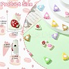 16Pcs 8 Colors Zinc Alloy Beads FIND-CJ0003-82-2