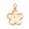Brass Enamel Pendants KK-P217-02G-04-2