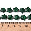 Dyed Synthetic Malachite Beads Strands G-T138-191-5