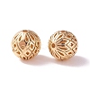 Brass Hollow Beads KK-P226-19CG-1
