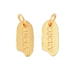 925 Sterling Silver Lucky Oval Charms STER-P060-13G-1