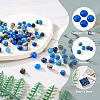 240Pcs 8 Colors Dyed Natural Sesame Jasper/Kiwi Jasper Rondelle Beads G-CD0001-11-7