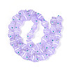 Transparent Glass and Enamel Beads Strands GLAA-T034-01H-1