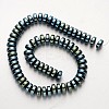 Electroplate Non-magnetic Synthetic Hematite Beads Strands G-F300-16-2
