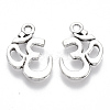 Yoga Tibetan Style Alloy Pendants TIBE-R317-018AS-LF-2