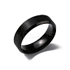 Vacuum Plating Matte Style 304 Stainless Steel Wide Band Finger Rings for Women Men RJEW-WH0009-14C-EB-1