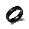 PVD Vacuum Plating Matte Style 304 Stainless Steel Wide Band Finger Rings for Women Men RJEW-WH0009-14C-EB-1