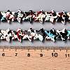Spray Painted Synthetic Turquoise Beads Strands UNKW-T001-11G-5