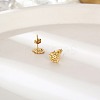 304 Stainless Steel Stud Earrings for Women FU7169-1-2