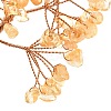 Natural Citrine Chips Tree of Life Decorations DJEW-C016-02M-2