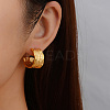 French Retro 304 Stainless Steel C-shaped Stud Earrings LS-VD7473-1