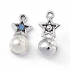 Alloy Rhinestone Pendants ALRI-K049-06P-2