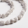 Natural Howlite Beads Strands LS-G-D0002-B34-3