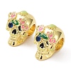 Rack Plating Brass European Beads KK-B076-18-2