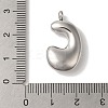 Non-Tarnish 304 Stainless Steel Pendants STAS-M017-08P-03-3