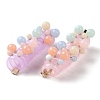 Imitation Jelly Plastic & Alloy Spiral Hair Tie for Women & Girl MRMJ-M004-01-3