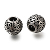 304 Stainless Steel European Beads STAS-D191-12G-AS-1