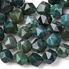 Natural Moss Agate Beads Strands G-F523-37-6mm-2
