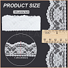 50Yards Polyester Lace Ribbons SRIB-PH0001-53A-2