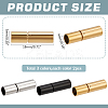 6Pcs 3 Colors 304 Stainless Steel Bayonet Clasps FIND-PH0021-89B-2