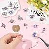 9Pcs 9 Styles Alloy Resin Pendants FIND-YW0012-23-5